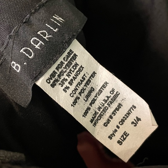 Size 3/4 high low cocktail dress by B. Darlin - Picture 3 of 8